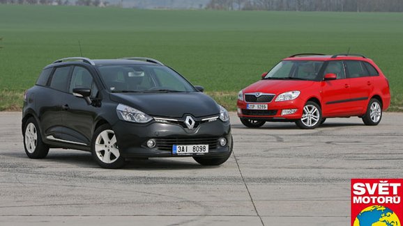 TEST Renault Clio Grandtour vs. Škoda Fabia Combi