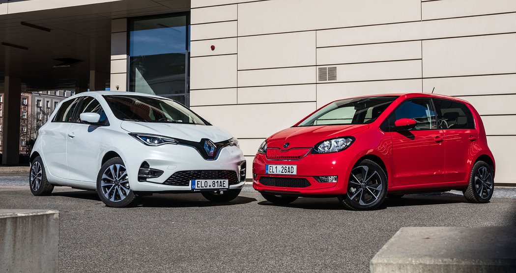 Renault Zoe vs. Škoda Citigoe iV