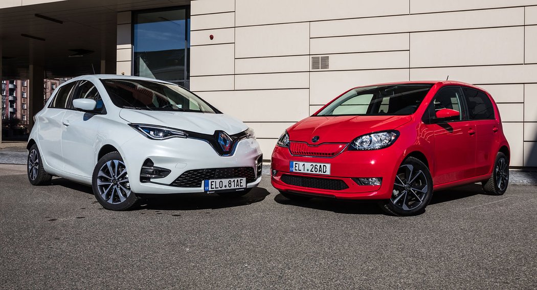 Renault Zoe vs. Škoda Citigoe iV