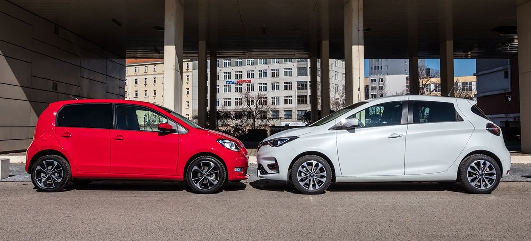 Renault Zoe vs. Škoda Citigoe iV