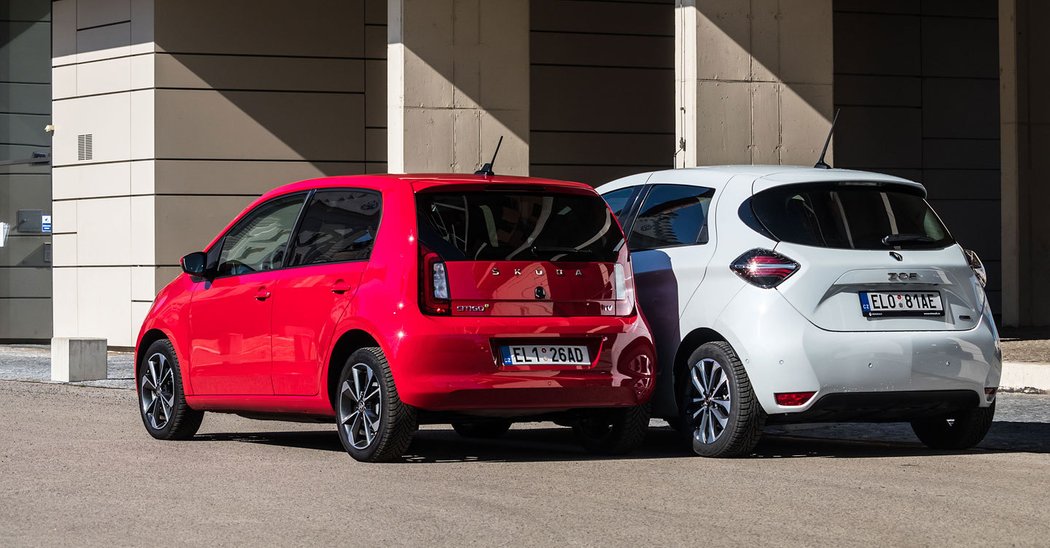 Renault Zoe vs. Škoda Citigoe iV