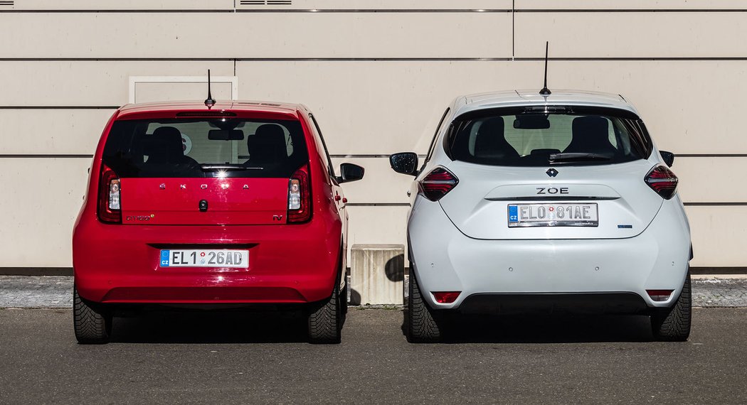 Renault Zoe vs. Škoda Citigoe iV