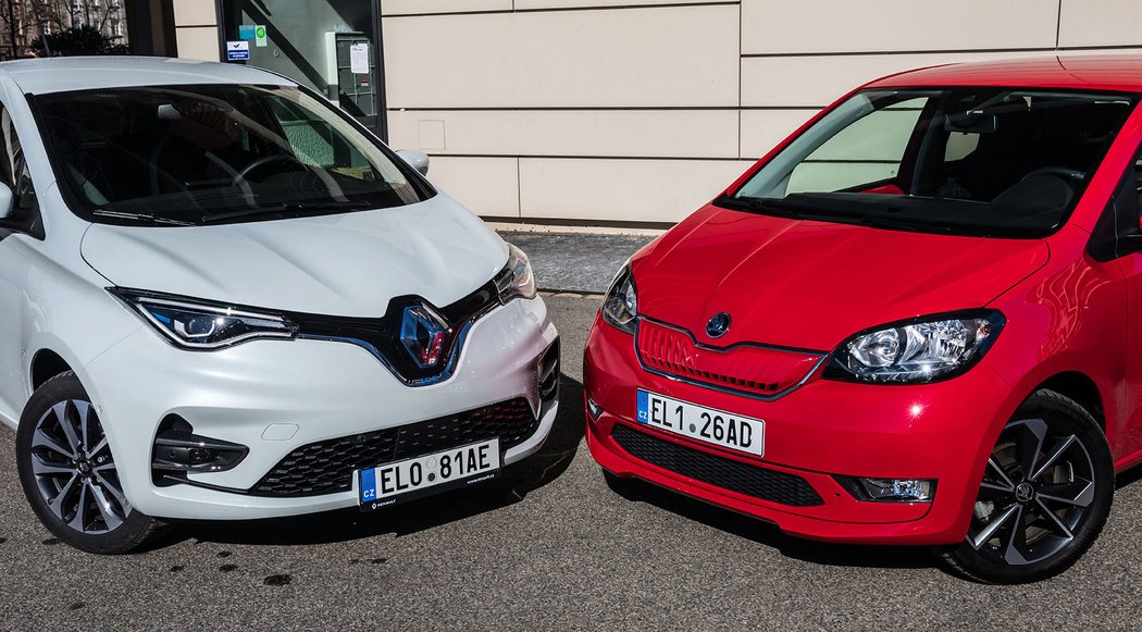 Renault Zoe vs. Škoda Citigoe iV