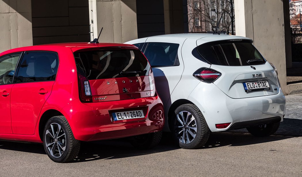 Renault Zoe vs. Škoda Citigoe iV