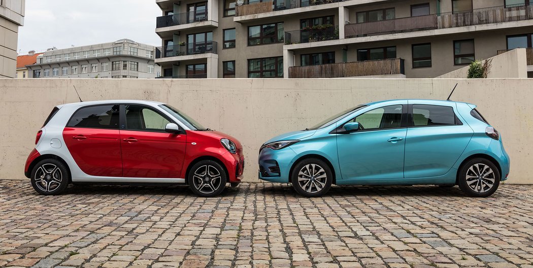 Renault Zoe vs. Smart forfour