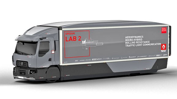 Renault Trucks Urban Lab 2 snižuje spotřebu distribučních vozidel 