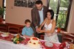 Eva Aichmajerová se svatebním dortem