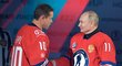 Ruský prezident Vladimir Putin a legendární hokejista Pavel Bure.