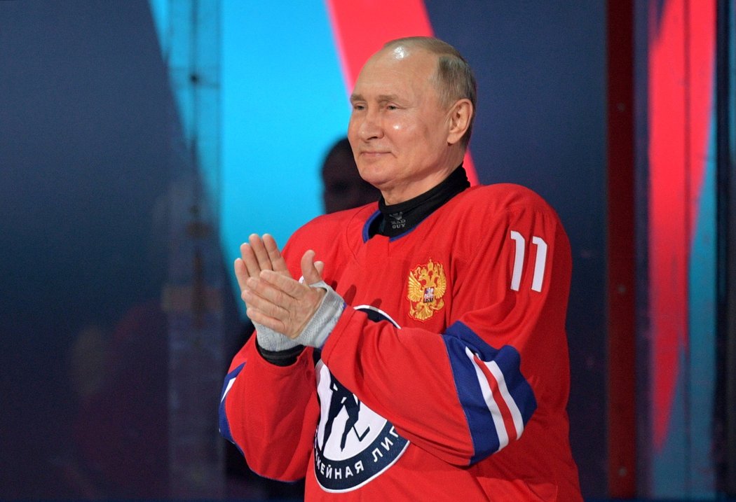 Ruský prezident Putin byl králem hokejového večera.