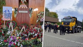 Pohřeb miliardáře Reného Matery (†60). Naleštěná tatrovka před krematoriem „děkovala za záchranu“