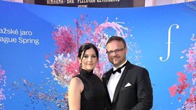 Šéf Českého rozhlasu René Zavoral s partnerkou Miriam
