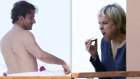 Bradley Cooper laškoval se svou snoubenkou Reneé