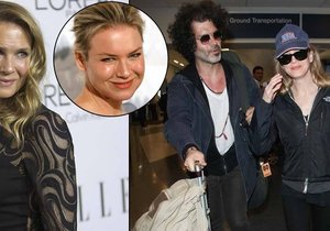 Bridget Jones alias Renée Zellweger se maskovala na letišti. Málokdo ji ale po plastice obličeje poznal.