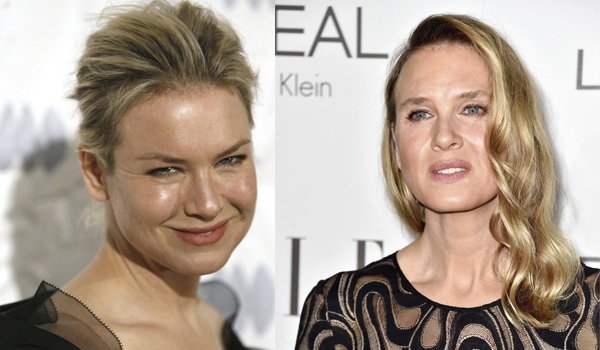 Renée Zellweger také loni hodně výrazně změnila vzhled.