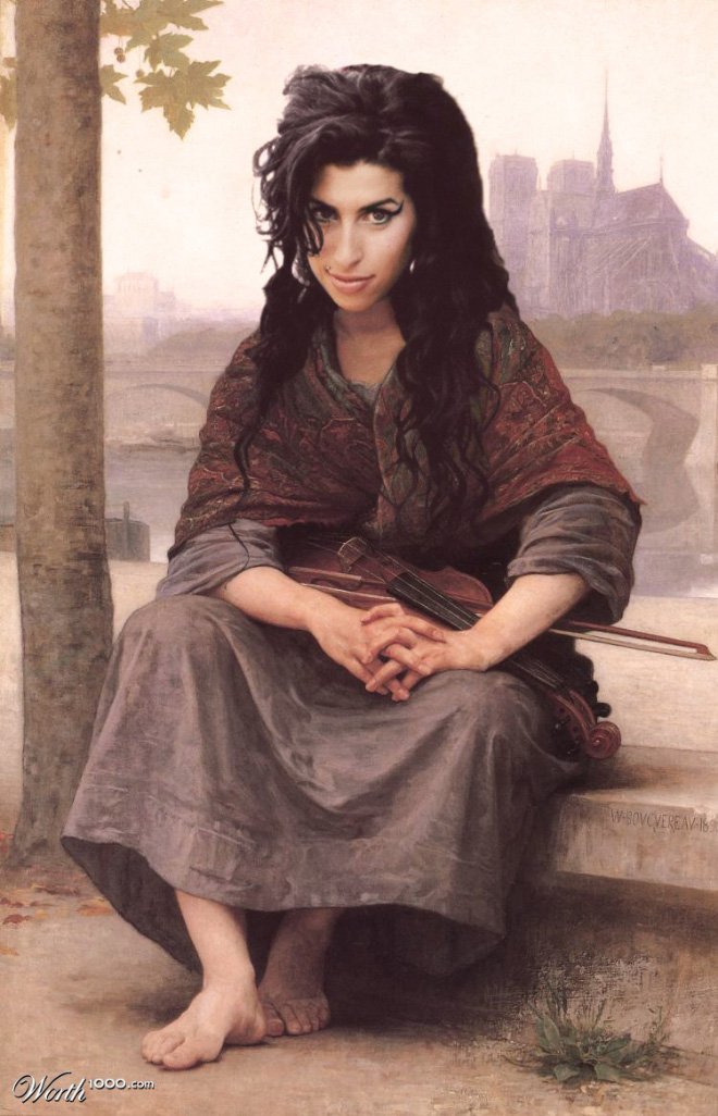 Amy Winehouse z obrazu The Bohemian
