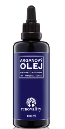 Arganový olej lisovaný za studena Renovality Original Series, 253 Kč (100 ml)