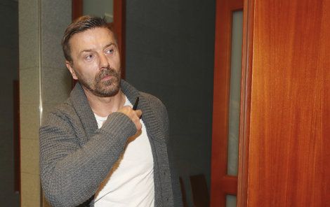 Tomáš Řepka u soudu s Vlaďkou Erbovou kvůli alimentům.