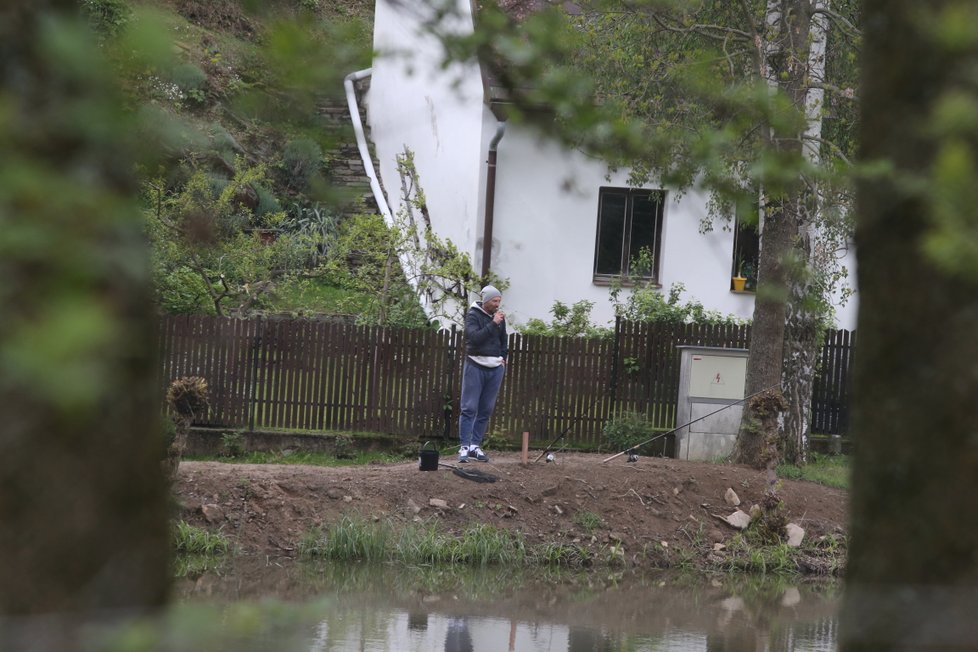 Kristelová s Řepkou během rozlučky před vězením