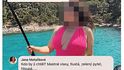 Ukázky příspěvků a komentářů z profilu Jany Motyčkové Ukázky příspěvků a komentářů z profilu Jany Motyčkové