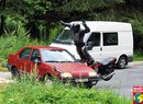 Reportáž: Srážka motorky a auta ve filmu