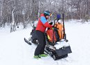 Jezdili jsme na skútru Horské služby