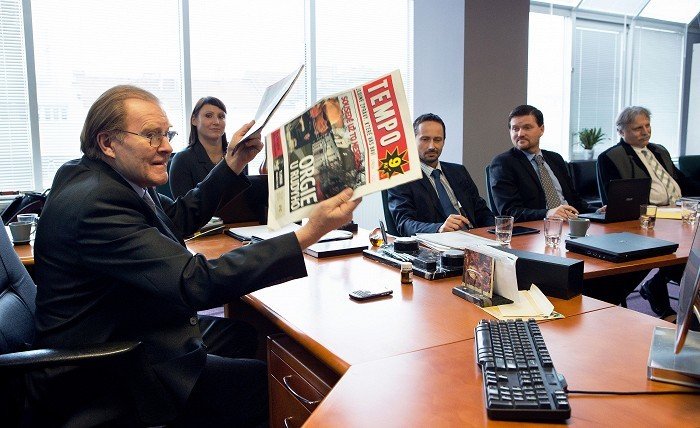 Josef KLíma nechal diváky nahlédnout do zákulísí novinařiny.