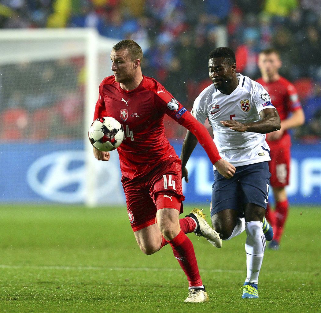 Útočník Michael Krmenčík prožil gólový debut v české reprezentaci