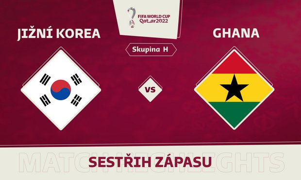 SESTŘIH: Jižní Korea - Ghana 2:3. Csaplárova past nesklapla, Afrika slaví třetí výhru 