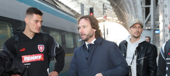 Reprezentanti vyrazili do Ostravy Pendolinem