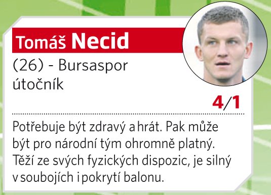 PRAVDĚPODOBNÍ: Tomáš Necid