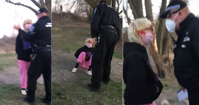 Dívka dostala u rybníka v Řepích od strážníka facku.