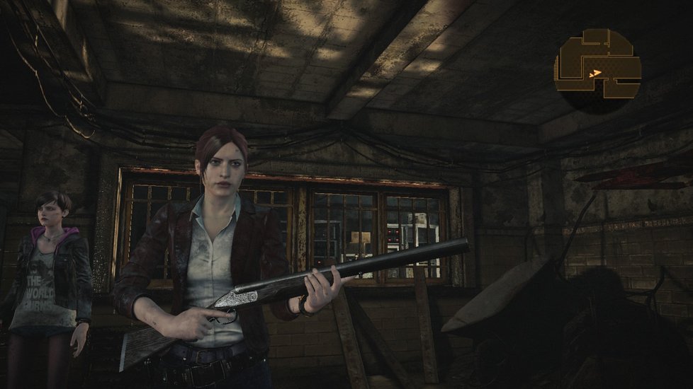 Claire Redfield se umí ohánět.