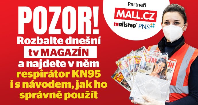 Respirátor najdete v dnešním Blesk TV Magazínu.