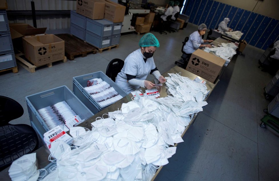 Továrna na respirátory v Německu (9.12.2021) Továrna na respirátory v Německu (9.12.2021)