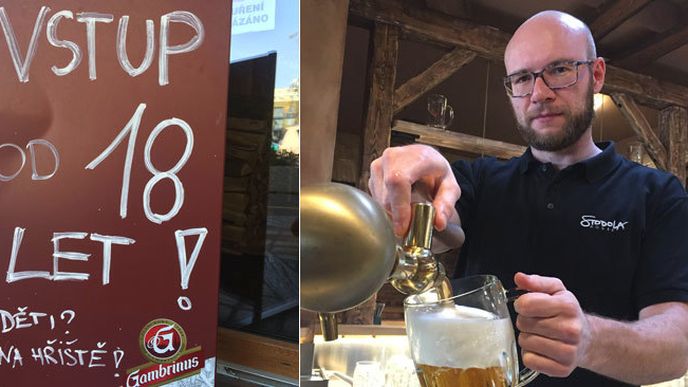 Hospodský David Salomon zakázal do své restaurace vstup mladším pod 18 let. Snaží se je tak chránit před alkoholem, sám sebe před likvidačními pokutami.