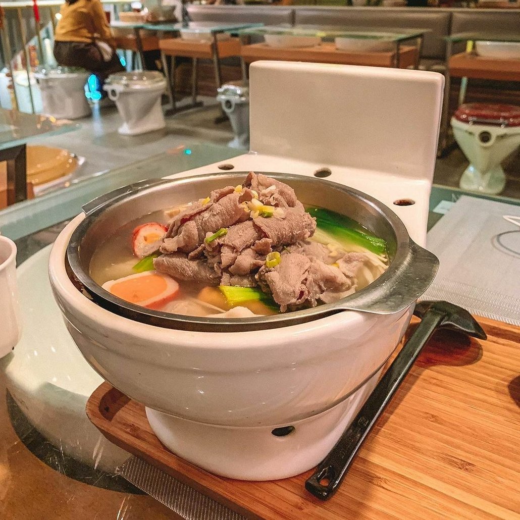 Restaurace Modern Toilet na Tchaj-wanu