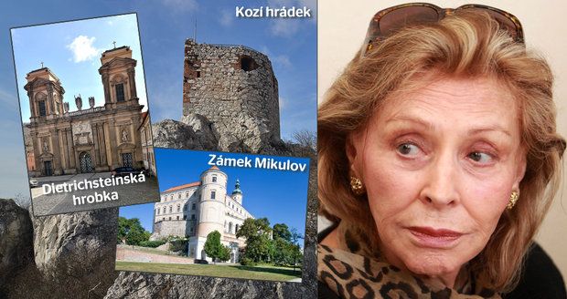 Zámek Mikulov a Kozí Hrádek zůstanou naše! Princezna u soudu neuspěla! U hrobky má ale ještě šanci…