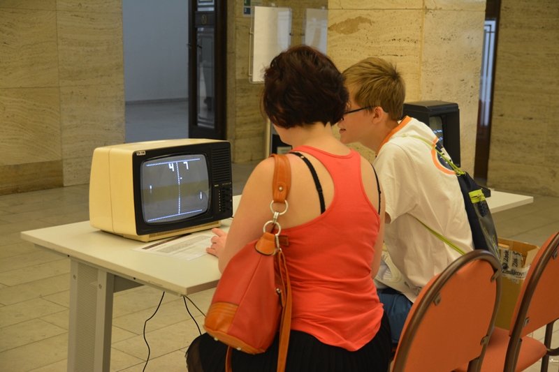 V rámci výstavy retro měli návštěvníci šanci si v sobotu zahrát i hry, které už si jen tak nezahrají.