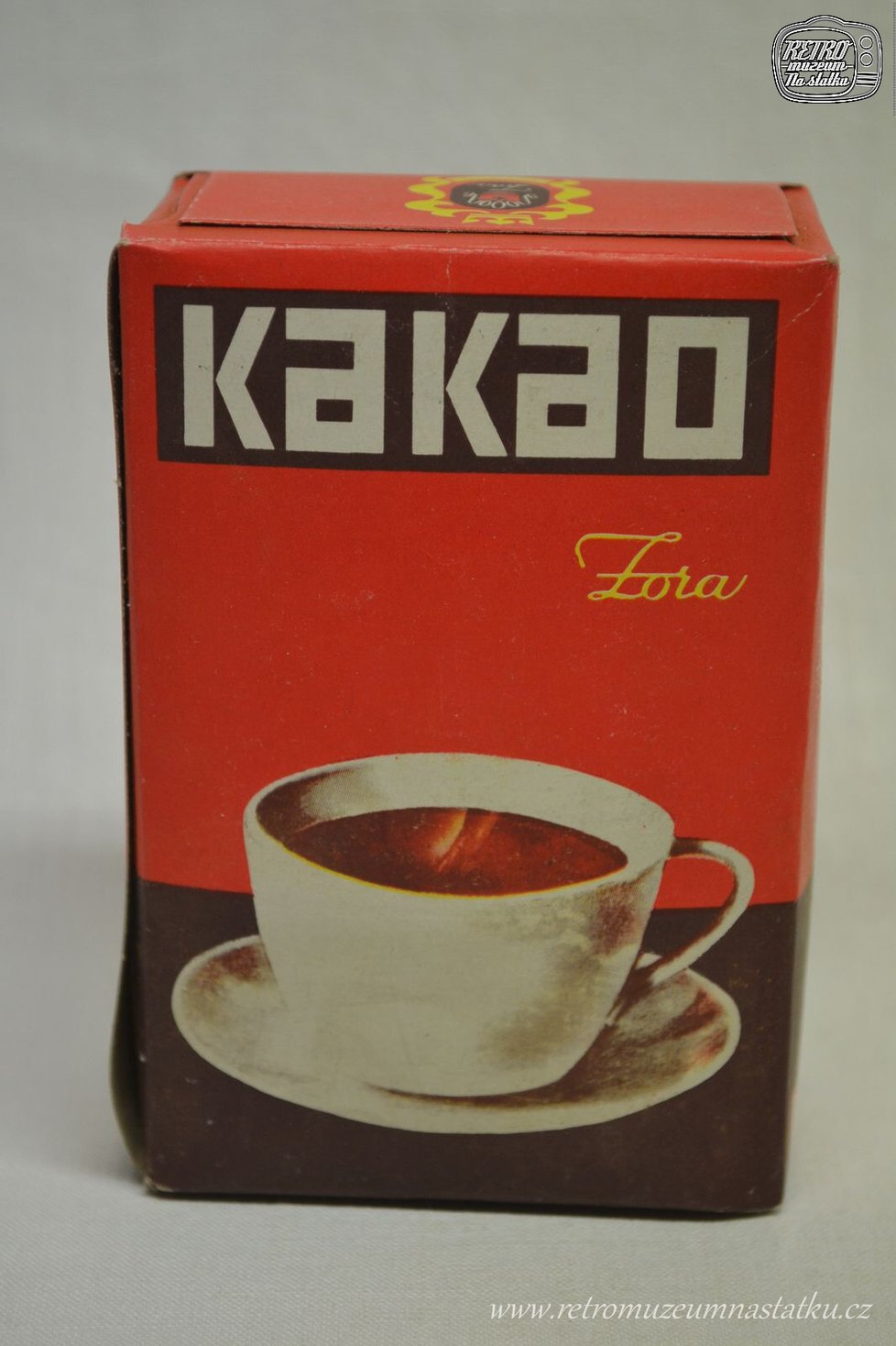 Originální balení kakaa z 80. let, Retro muzeum Na statku