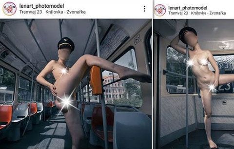 Porno v retrolince pražské tramvaje: Řidič má zaděláno na malér