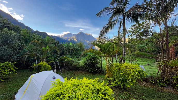 Spaní na Réunionu koresponduje s atmosférou treku