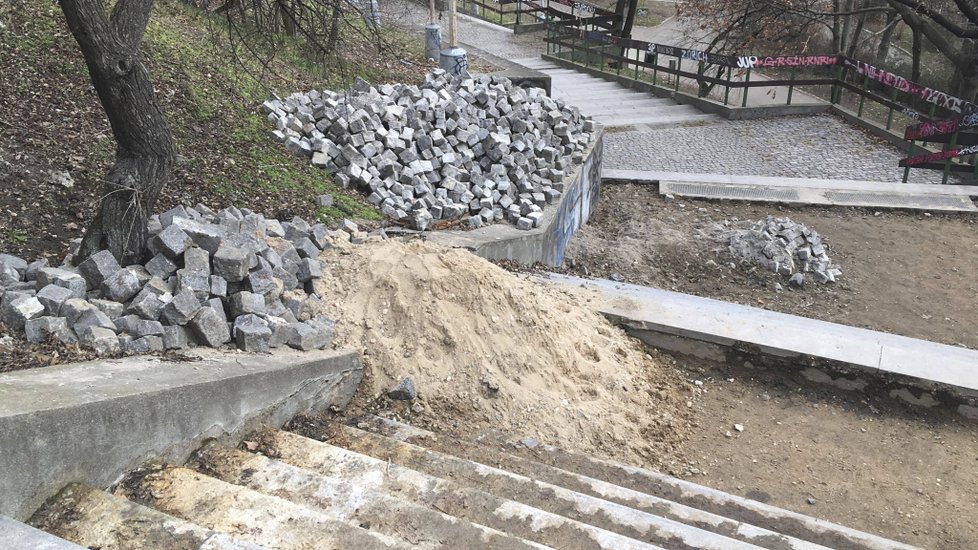 Revitalizace Folimanky pokračuje (únor 2019).