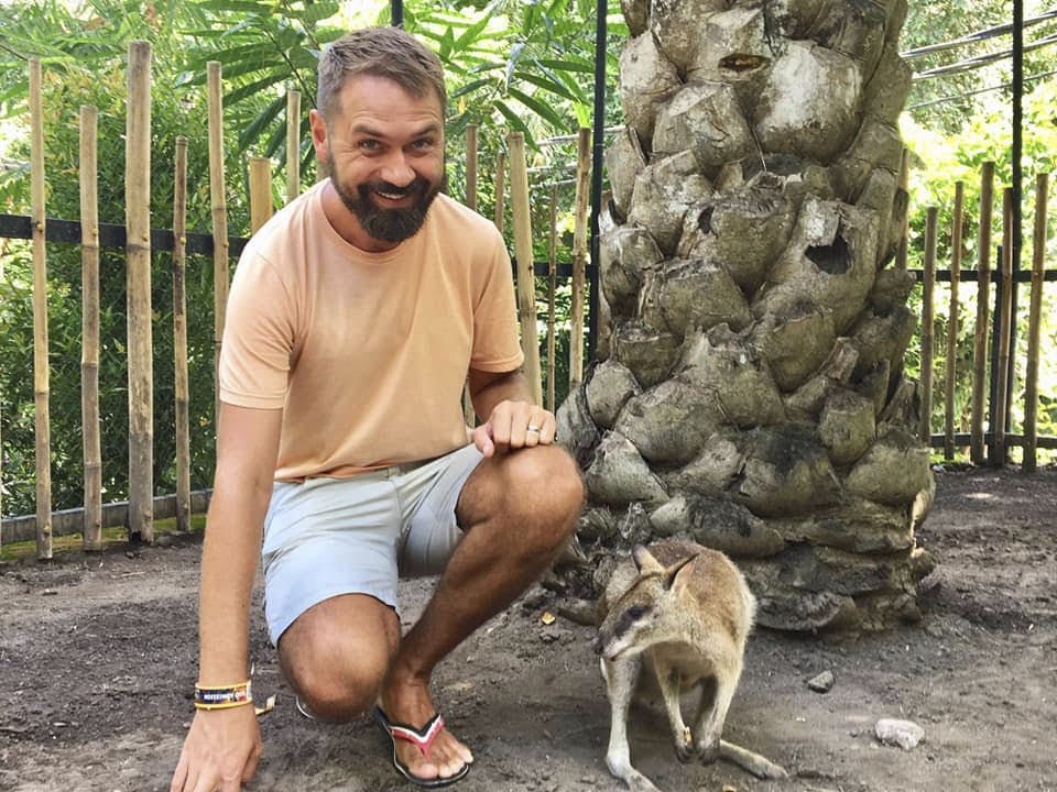 David v ZOO na Bali.