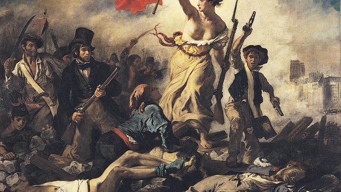 Francouzská revoluce v podání Eugéneho Delacroix, 1930