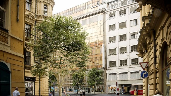 Rekonstrukce Revoluční ulice podle návrhu studia Aoc architekti Rekonstrukce Revoluční ulice podle návrhu studia Aoc architekti