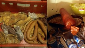 Špína a okousané salámy od myší: Veterináři zavřeli řeznictví v Nymburku