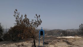 Následky požárů na Rhodosu (27. 7. 2023)