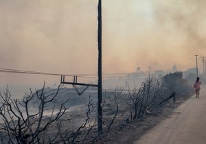 Boj s požáry na Rhodosu (23.7.2023)