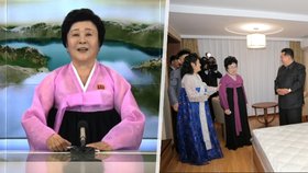 Vila od Kima: Severokorejský vůdce obdaroval televizní hlasatelku