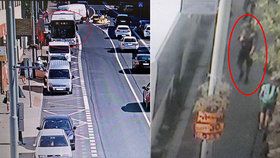 Muž napadl 16. září 2020 v Říčanech řidiče autobusu a utekl.